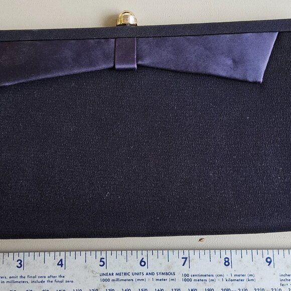 Elegant Black Evening Bag (clutch) - Picture 6 of 7